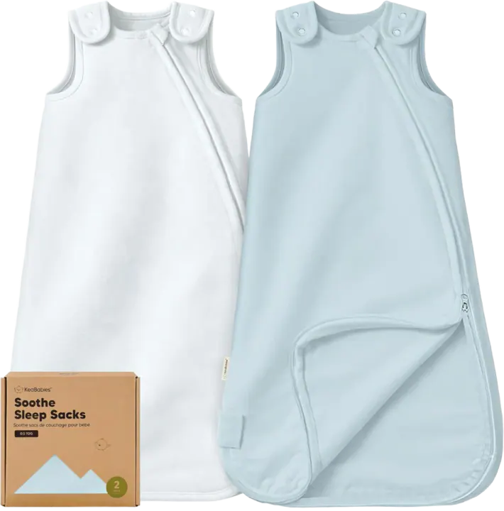 KeaBabies Organic Baby Sleep Sack, 0.5 TOG