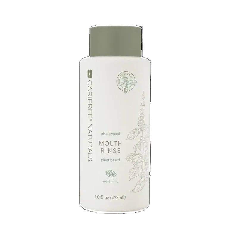 CariFree Naturals Wild Mint Mouth Rinse, 16 oz