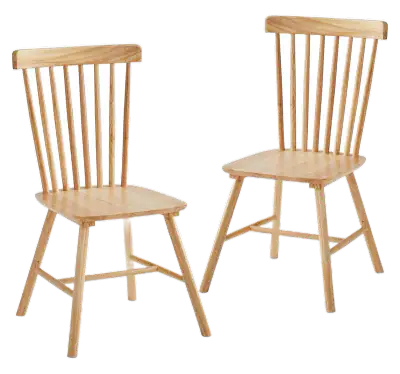 paonne Solid Wood Windsor Dining Chairs