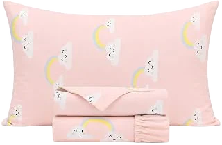 Salt Earth Cotton Twin Sheets — Rainbow