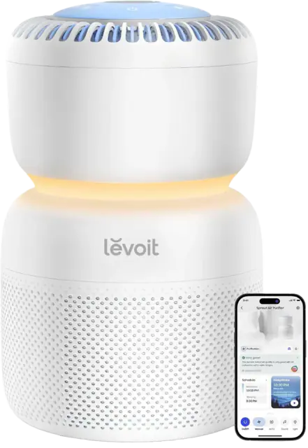 LEVOIT Bedroom HEPA Air Purifier with White Noise