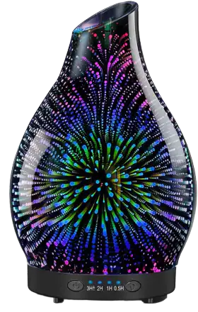 120ml 3D Glass Aromatherapy Diffuser