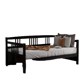 Merax Twin Wood Daybed — Espresso