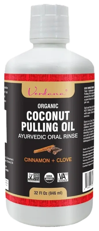 Verdana Organic Cinnamon and Clove Pulling Oil, 32 oz