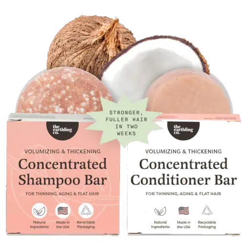 The Earthling Co. Shampoo and Conditioner Bar Set — Vanilla Coconut