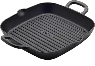 GreenPan x Bobby Flay 11-Inch Pre-Seasoned Cast Iron Grill Pan