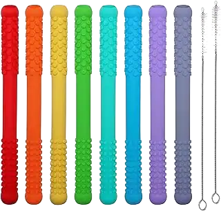 Hoaisun Silicone Teething Straws