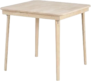 Stakmore 32-Inch Solid Wood Folding Card Table — Unfinished
