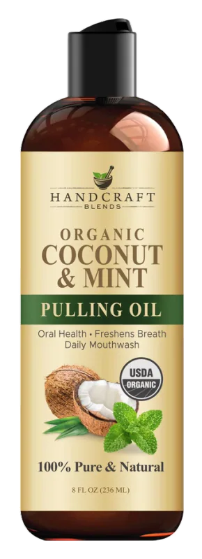 Handcraft Blends Coconut and Peppermint Pulling Oil, 8 oz