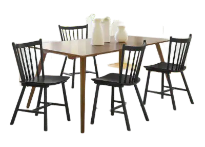 LUE BONA Wood Dining Chairs