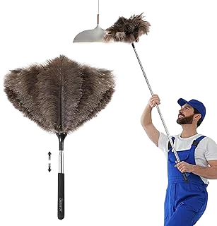 Soarer Extendable Ostrich Feather Duster, 40 Inch