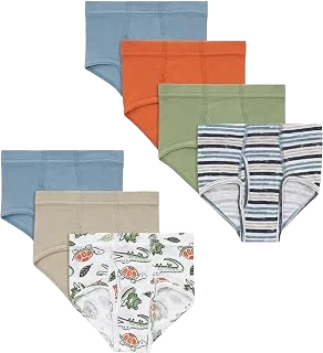 Hanes Pure Comfort Organic Cotton Briefs — 7-Pack, 4–5T