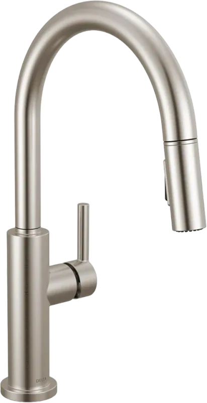 Delta Nicoli Kitchen Faucet with Pull-Down Sprayer, Brushed Nickel