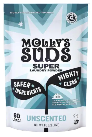 Molly's Suds Unscented Super Powder Detergent