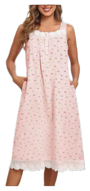 Bloggerlove Women's Cotton Nightgown