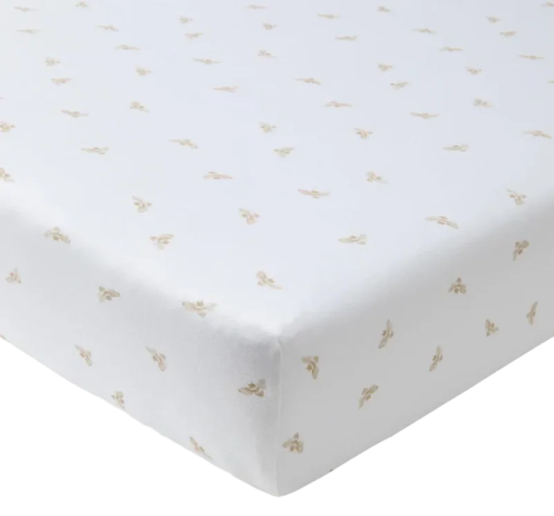 Burt's Bees Baby Organic Cotton Fitted Crib Sheet