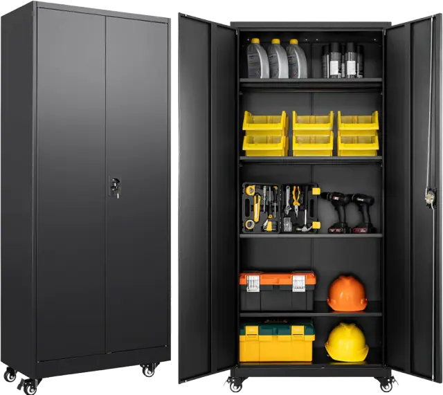 SISESOL Rolling Steel Storage Cabinet