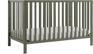 Storkcraft Morningside 5-in-1 Convertible Crib — Olive