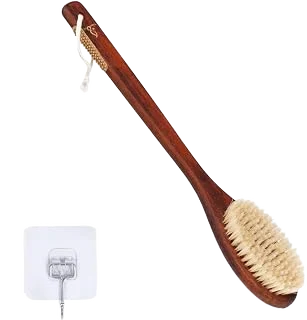 NENO CICI Wooden Bath Brush with Gentle Boar Bristles