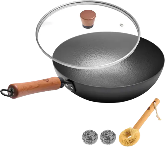 WANGYUANJI Carbon Steel Pow Wok