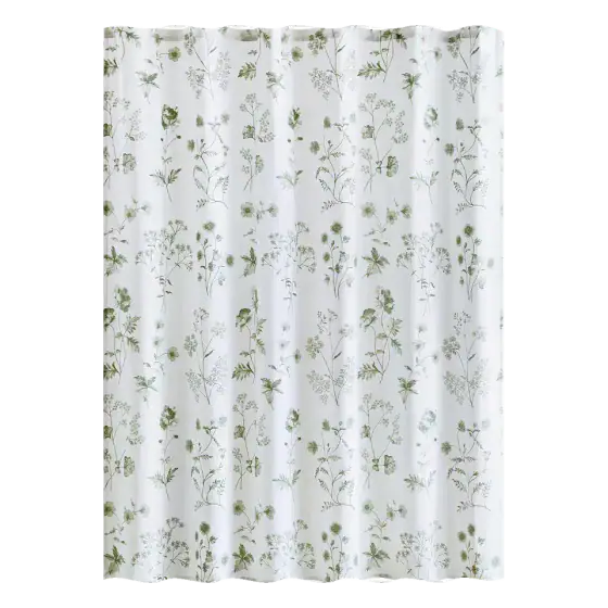 Martha Stewart Botanical Floral Shower Curtain