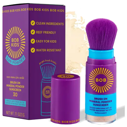 Brush On Block BOB KIDS Brush-On Mineral Powder Sunscreen SPF 30