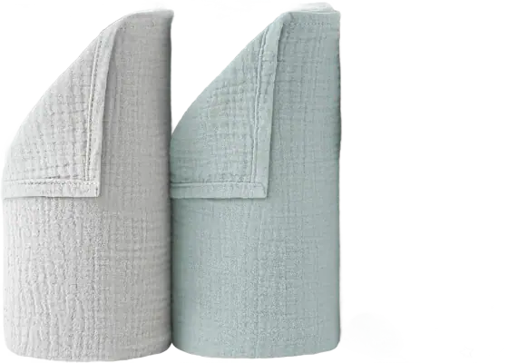 Bearmoss Cotton Muslin Swaddle Blankets