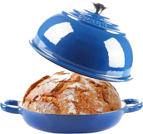 CUKOR 7-Qt Enameled Cast Iron Dutch Oven