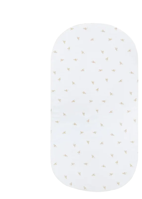 Burt's Bees Baby BEESNUG Organic Cotton Fitted Bassinet Sheet