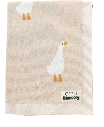 mimixiong Knit Cotton Receiving Blanket