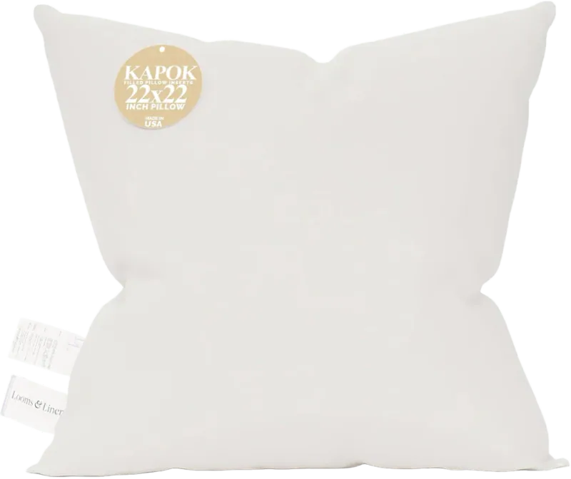 Looms & Linens Kapok Throw Pillow Insert