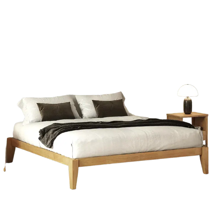 Thor Solid Wood Bed Frame — King