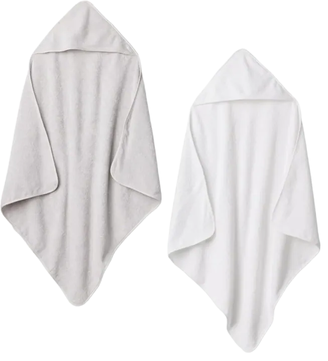 Amazon Essentials x Sofia Grainge Hooded Baby Bath Towel, 100% Cotton