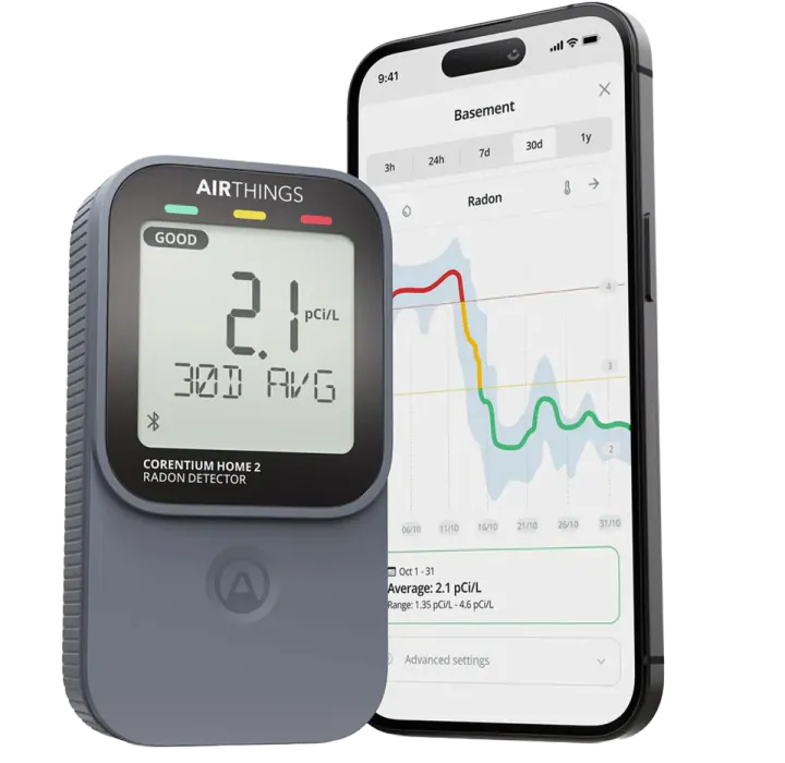 Airthings Corentium Home 2 Radon Detector