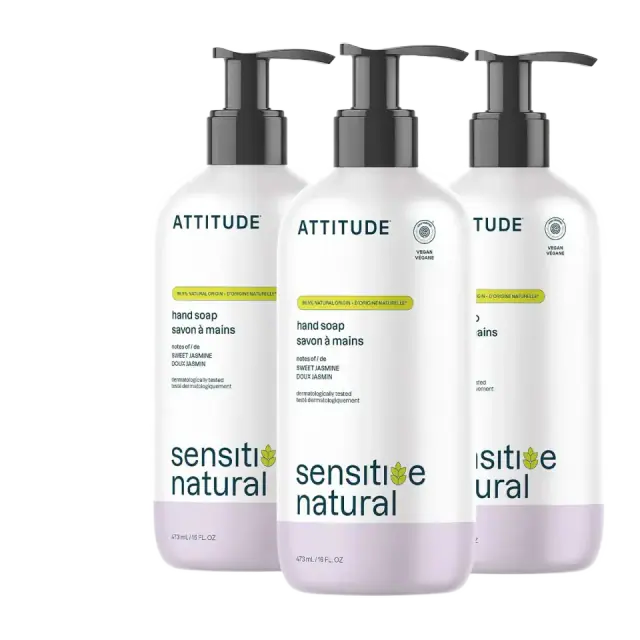 ATTITUDE Sweet Jasmine Hand Soap for Sensitive Skin