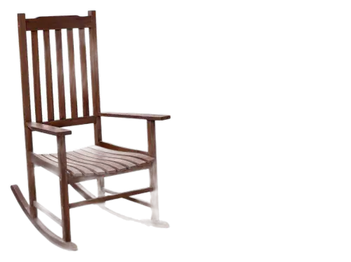 Flamaker Acacia Wood Outdoor Rocking Chairs Set of 2 (Brown)
