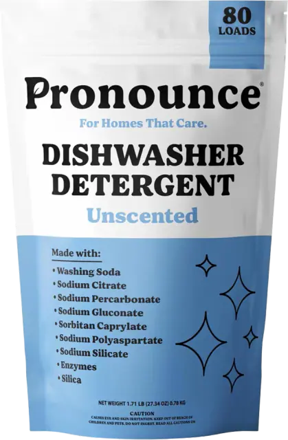 Pronounce Dishwasher Detergent Powder