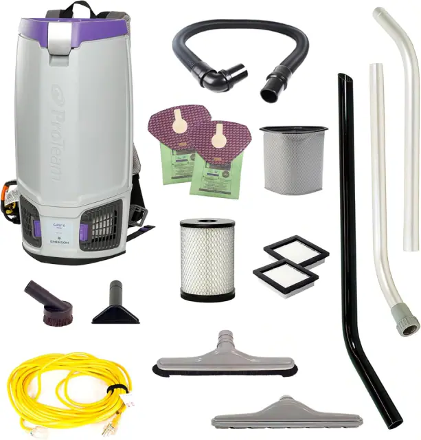 ProTeam GoFit 6 HEPA Backpack Vacuum, Remediation Kit
