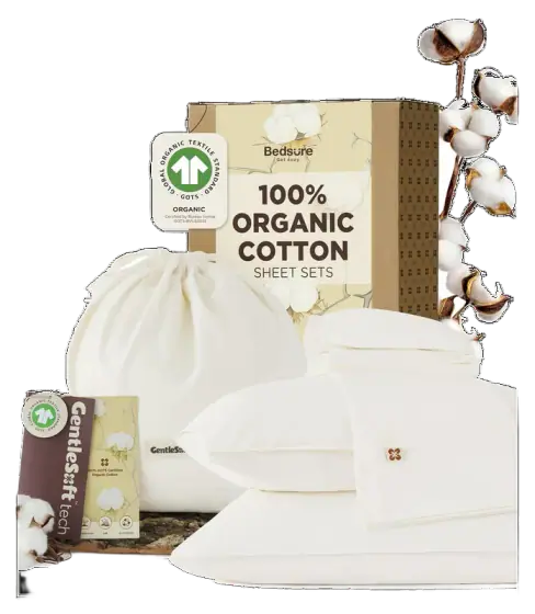 Bedsure PureWoven Organic Cotton Sheet Set
