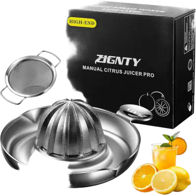 ZIGNTY Stainless Steel Lemon Squeezer
