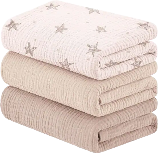 Susurration Cotton Muslin Receiving Blanket