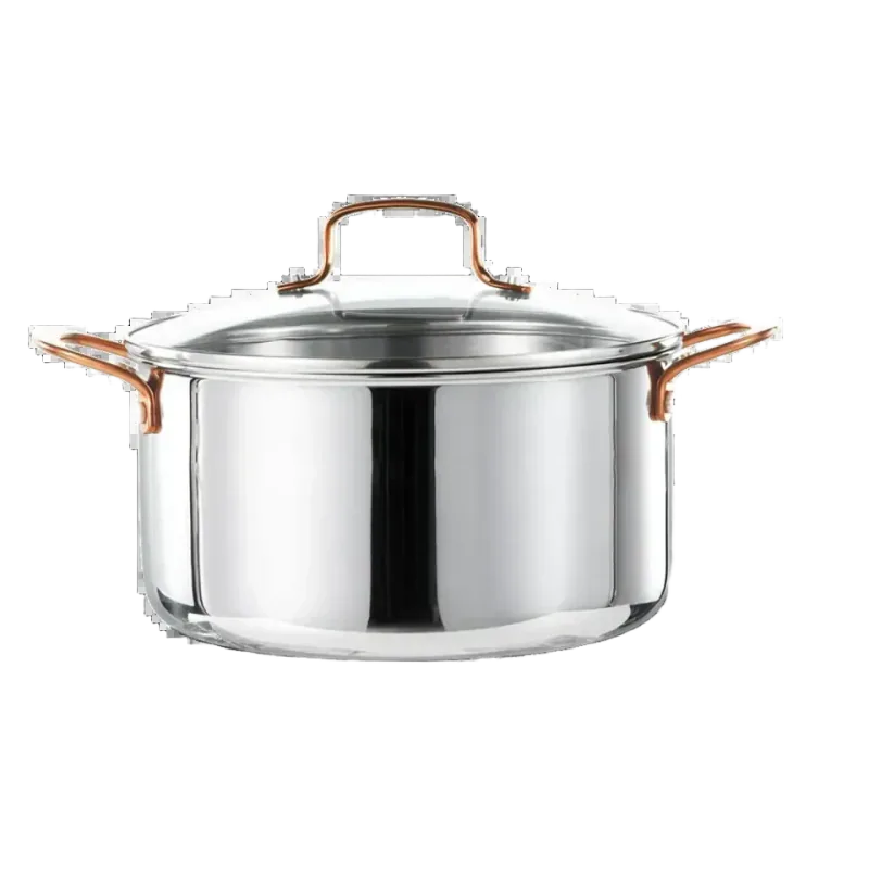 CAROTE 8 Qt Tri-Ply Stainless Steel Stockpot