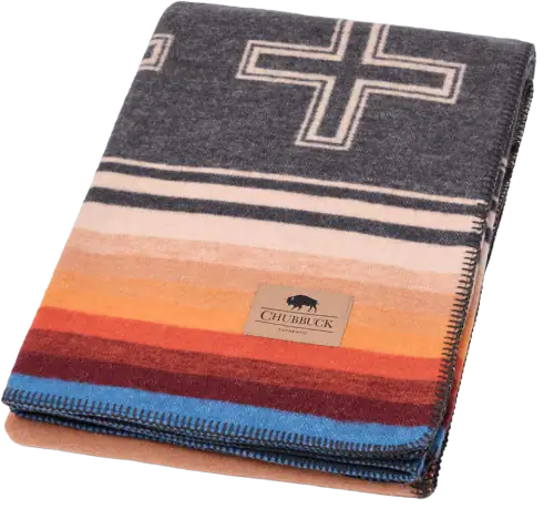 Chubbuck 100% Wool Camp Blanket, 60x84