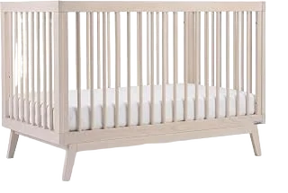 dadada Baby Soho 3-in-1 Beechwood Convertible Crib — Washed
