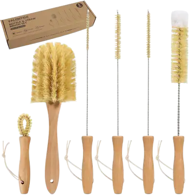 VALENTISE Sisal Bristle Bottle Brush Kit