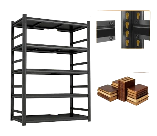 ErgoNova Steel Bookshelf with Anti-Fall Anchor