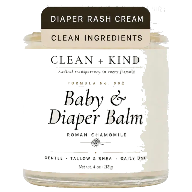 Organic Tallow Diaper Rash Cream & Baby Balm, Calendula 4oz