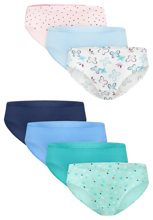 Hanes Pure Comfort Organic Cotton Briefs — 8-Pack, 2–3T