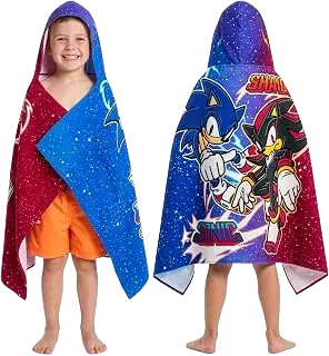 Get Trend Sonic the Hedgehog Cotton Hooded Towel