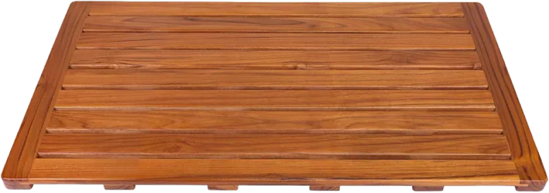 Utoplike Teak Bath Mat, Large Wood Shower Mats for Bath